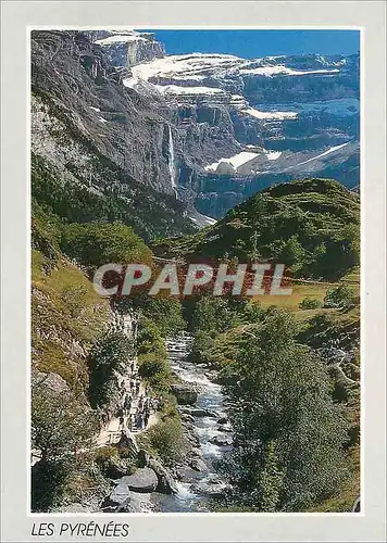 Moderne Karte Les Pyrenees Cirque de Gavarnie