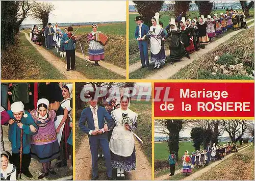 Cartes postales moderne Les P'tits Chagnes de Souvigne la Mothe Saint Heray Evocation du Mariage de la Rosiere Mothaise