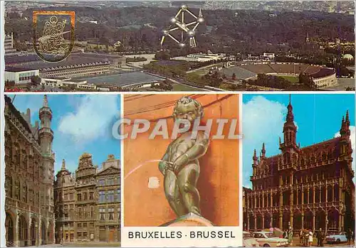 Moderne Karte Bruxelles Brussel