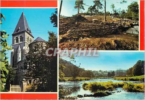 Cartes postales moderne Bertrix et la Semois Eglise neo Romane a Bertrix