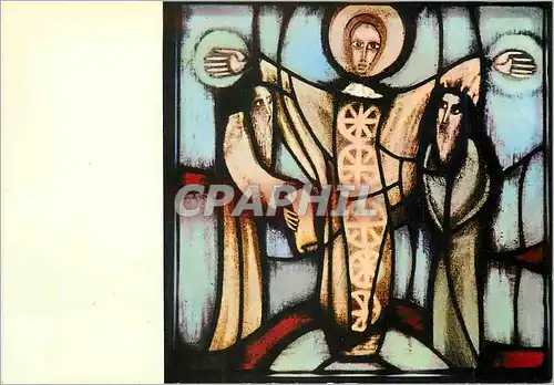 Cartes postales moderne Taize Eglise de la Reconciliation Vitrail de la Transfiguration