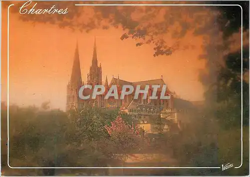 Cartes postales moderne les Merveilles de Chartres (Eure et Loir) La cathedrale XIIe siecle