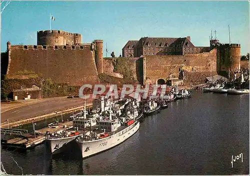 Cartes postales moderne Couleur et Lumiere de France La Bretagne 29200 Brest ( Finistere ) Bateaux