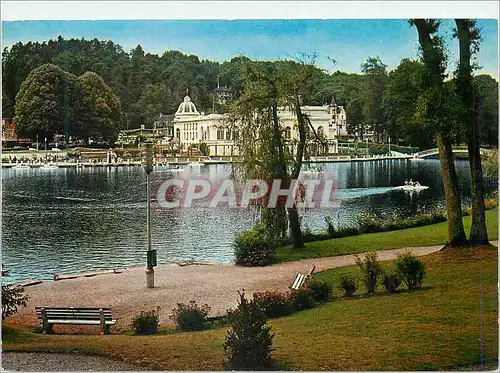 Moderne Karte Station Thermale de Bagnoles de l'Orne Le Casino du Lac