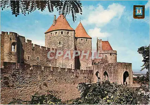 Cartes postales moderne Arts et Couleurs de l'Aude Carcassonne la Defense de la Porte Narbonnaise