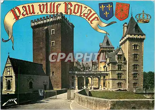 Cartes postales moderne Pau Collection d'Art Pyreneen le Chateau facade Principale