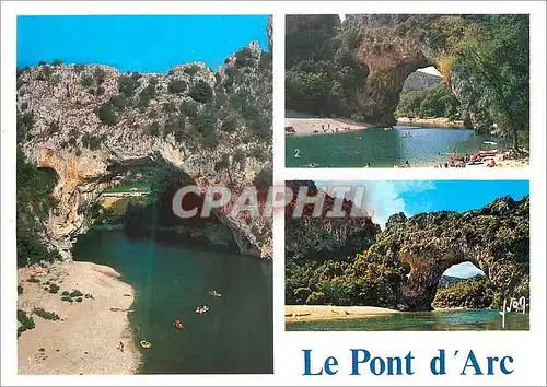 Cartes postales moderne Gorges de l'Ardeche le Pont d'Arc