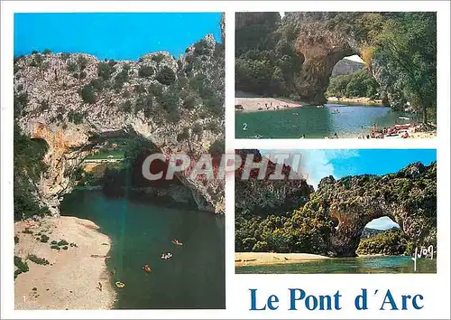 Moderne Karte Gorges de l'Ardeche le Pont d'Arc