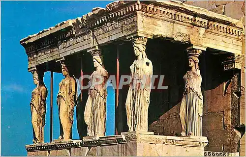 Cartes postales moderne Athenes les caryatides