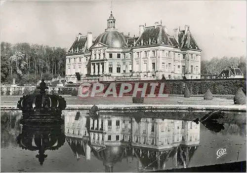 Moderne Karte Env de melun vaux le viconte reflet du chateau dans le bassin construit de 1656 a 1661