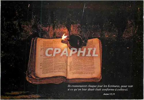 Cartes postales moderne Vieille bible trouvee dans une ferme du dauphine