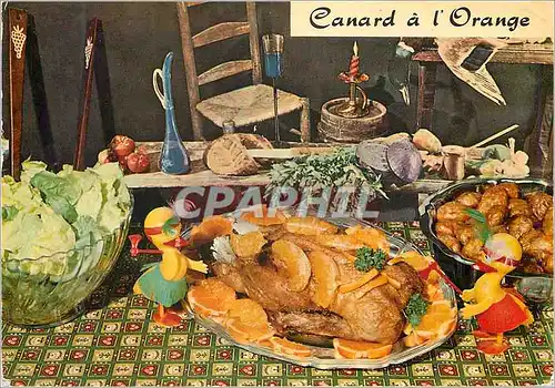 Cartes postales moderne Le canard a l'orange
