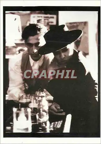 Cartes postales moderne Djemila et daniel au trou galois paris 1989