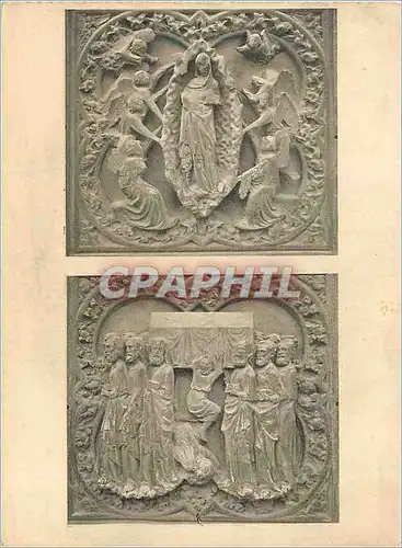 Cartes postales moderne Choeur (cote nord) bas relief assomption de la vierge cortege funebres Notre Dame de Paris