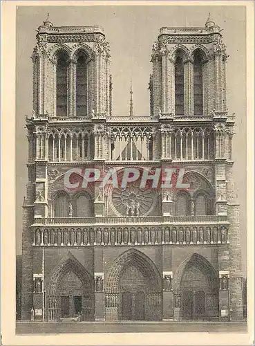 Cartes postales moderne Facade occidentale wesfront