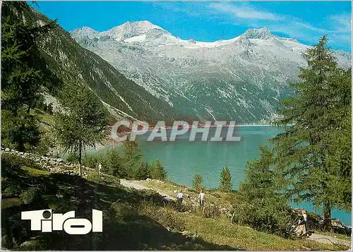 Moderne Karte Schlegeis stausee sur Zillertal