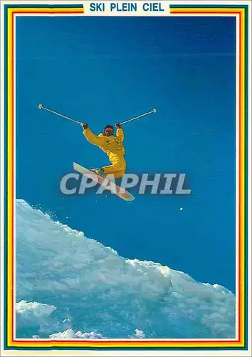 Cartes postales moderne Images de france ski plein ciels