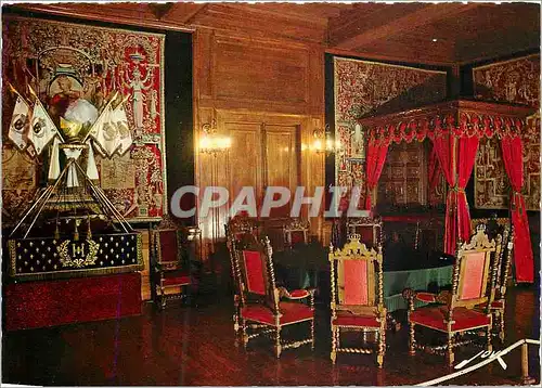 Cartes postales moderne Pau le chateau henri IV le chambre des rois de navarre et le berceau d'henri IV