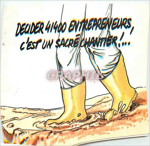 Cartes postales moderne Decider 4400 entrepreneurs c'est un sacre chantier