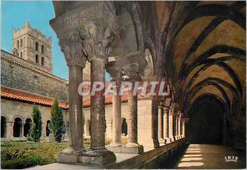 Moderne Karte En roussillon le cloitre d'elne (XII XIVe s) et le clocher de la cathedrale sainte eulalie