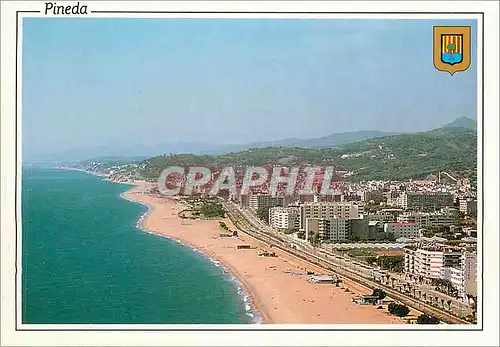 Cartes postales moderne Pineda (barcelona) vue aerienne