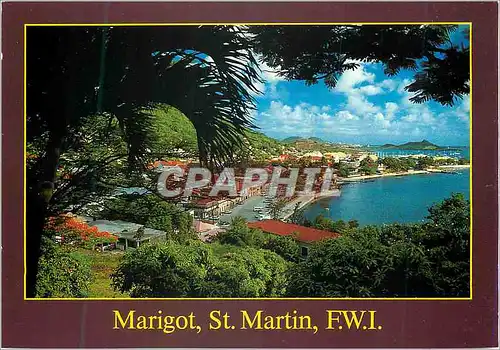 Cartes postales moderne Marigot st martin FWI