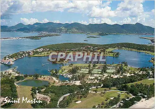 Cartes postales moderne Saint martin mullet bay resort and the lagoon