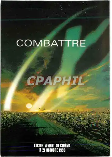 Moderne Karte Combatre Exclusivement au cinema le 21 oct 1998