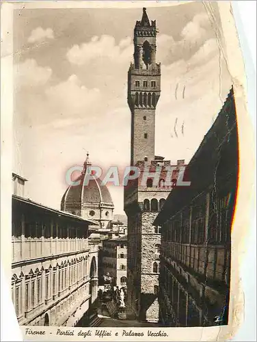 Cartes postales moderne Firenze portici degli uffizi e palermo vecchio