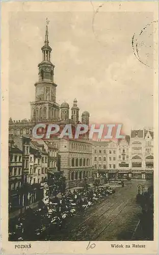 Cartes postales Poznan widok na ratusz