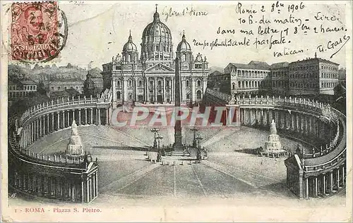 Cartes postales Roma Piazza S Pietro