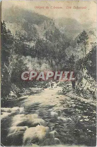 Ansichtskarte AK Gorges de l'areuse un echpee