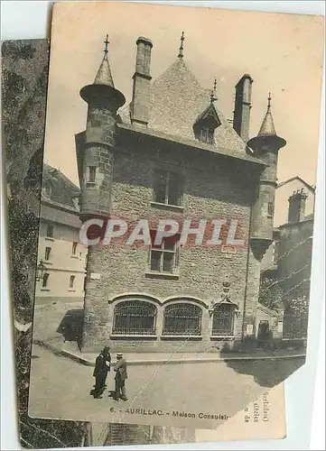 Cartes postales Aurillac maison consulat
