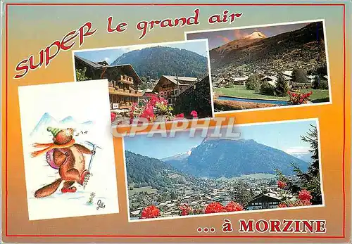 Moderne Karte Morzine super le grand air