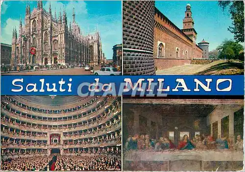Cartes postales moderne Salutaion de Milan