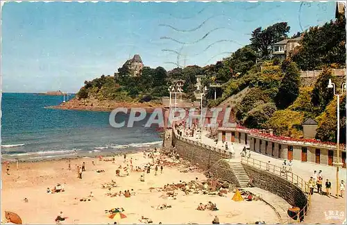 Cartes postales moderne Dinard cote d'emeraude la plage vers la pointe du moulinet
