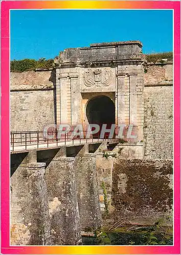 Moderne Karte Ile d'oleron (Ch Mme) le chateau d'oleron la citadelle la porte royale