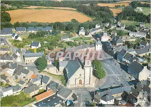 Moderne Karte Couleurs de bretagne plouaret vue aerienne