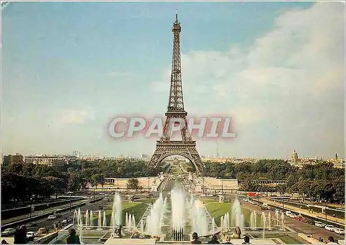 Moderne Karte Paris la tour eiffel