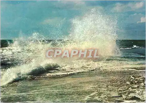 Cartes postales moderne Du flot qui tour a tour s'avance et se retite