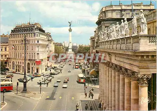 Cartes postales moderne Bordeaux le feristyle du grand theatre