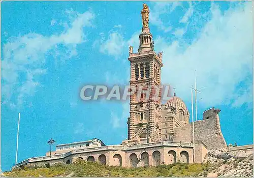 Cartes postales moderne Marseille basilique de N D de la garde