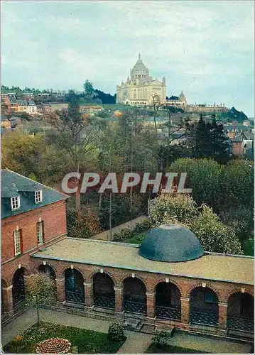 Cartes postales moderne La basilique de lisieux vue du carmel de l'humulite a la gloire