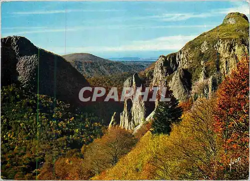 Cartes postales moderne En auvergne les roches tuilier et sanadoire (P de D)