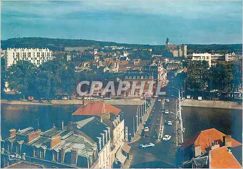 Cartes postales moderne Montlucon (Allier) le pont st pierre sur le cher le vieux chateau XVe XVIe s