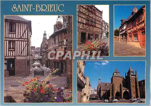 Cartes postales moderne Saint brieuc les vieilles maison situees pres de la cathedrale saint etienne