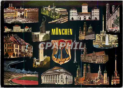 Moderne Karte Munchen