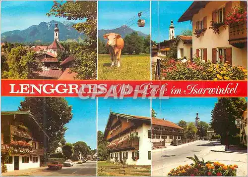 Cartes postales moderne Lenggries sur bayr alpen