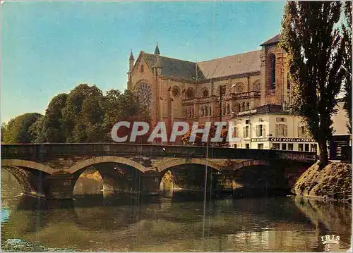 Cartes postales moderne Bar le duc (Meuse) pont et eglise st jean