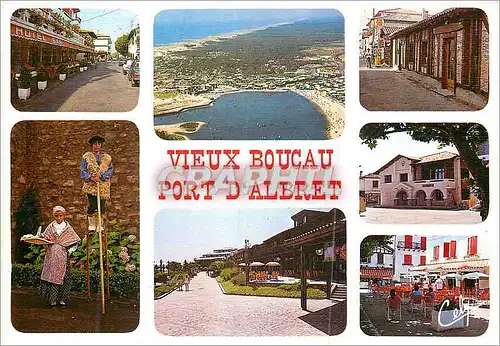 Cartes postales moderne Vieux boucau Port d'albret hotel de la cote d'argent les landais vue generale